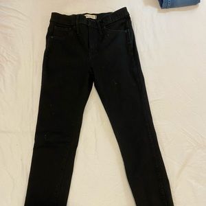 Madewell skinny black jeans